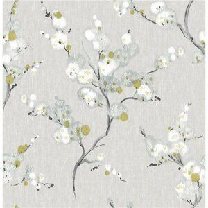 Mirei Peel & Stick Wallpaper, Grey